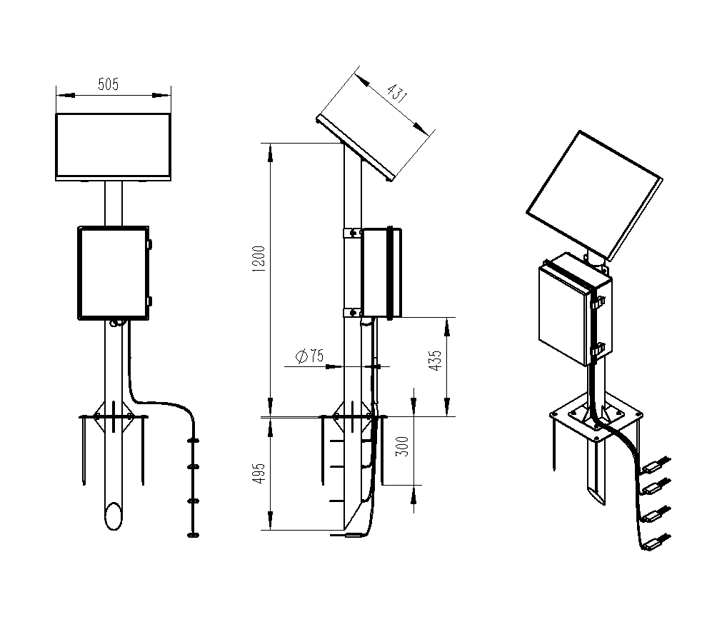 風途科技FT-TS系列土壤墑情監測系統